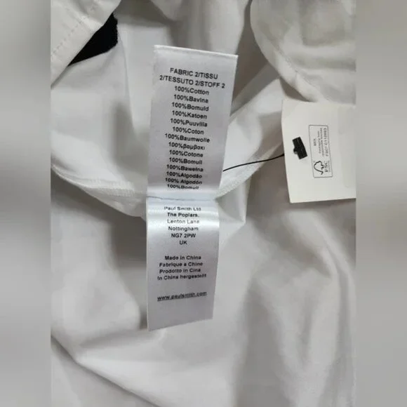 RARE $580 NWT Paul Smith HYBRID WOOL Knit  COTTON Sweater Shirt Men M Fair Isle - Picture 5 of 5